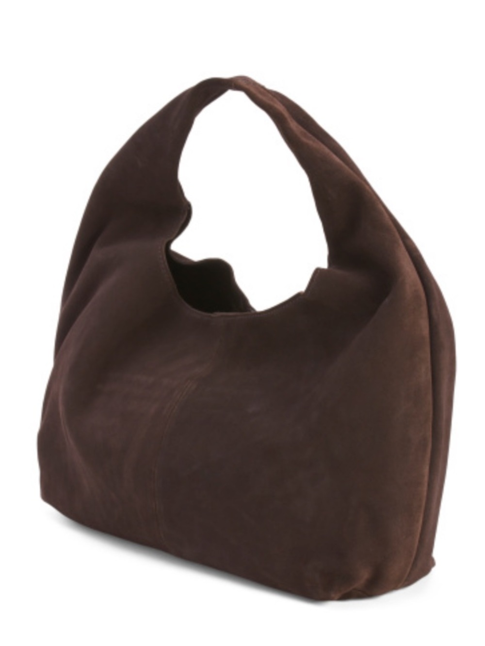 Brown suede purse